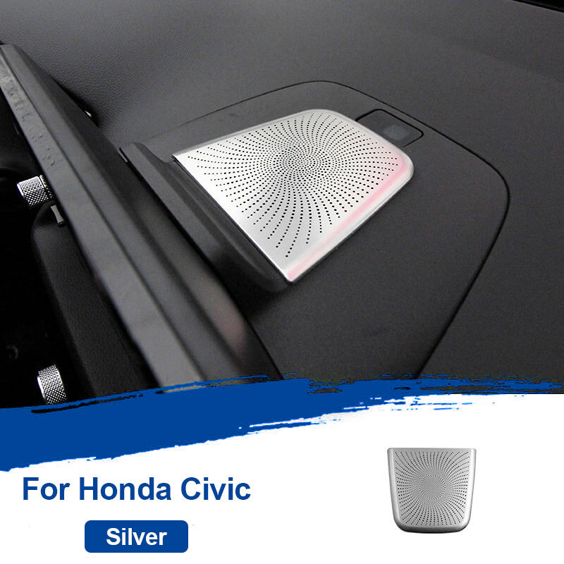 For Honda Civic Fe 2022 2023 Interior Accessories Car Dashboard Speaker Trim Panel Cover Protection Stickers Car Modification Parts