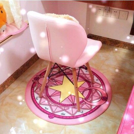 Phim Hoạt Hình Captor Sakura Thảm Mat Ma Thuật Mảng Thảm Chùi Chân Antislip Plush Công Chúa Sáng Tạo Handmade Phòng Khách Bàn Cà Phê