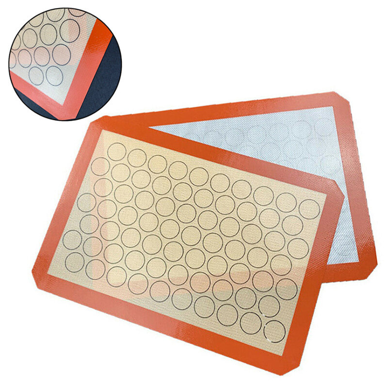Nonstick Silicone Mat Baking Oven Pastry Liner Macaron Cake Sheet Kitchen
