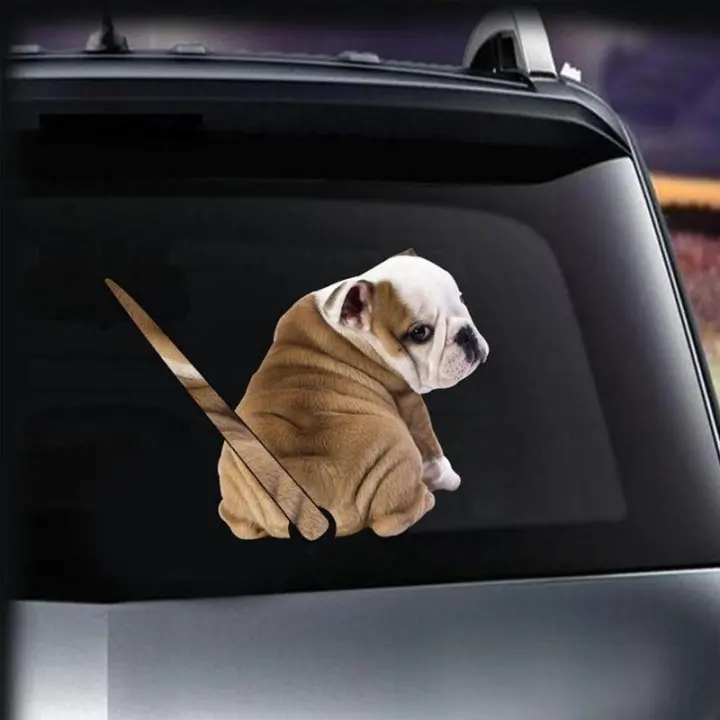 Funny dog stickers for cars Clearance