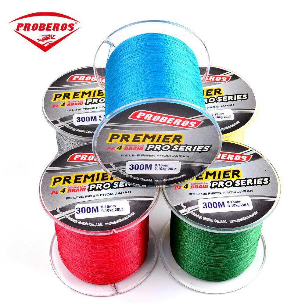 PROBEROS 300M 4 Strands Braided Wire Fishing Line PE Material Fishing