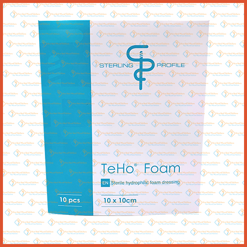 teho silver foam dressing TEHO FOAM DRESSING 10CMX10CM 10'S (1 BOX) / TEHO SILVER 10'S (1 BOX)