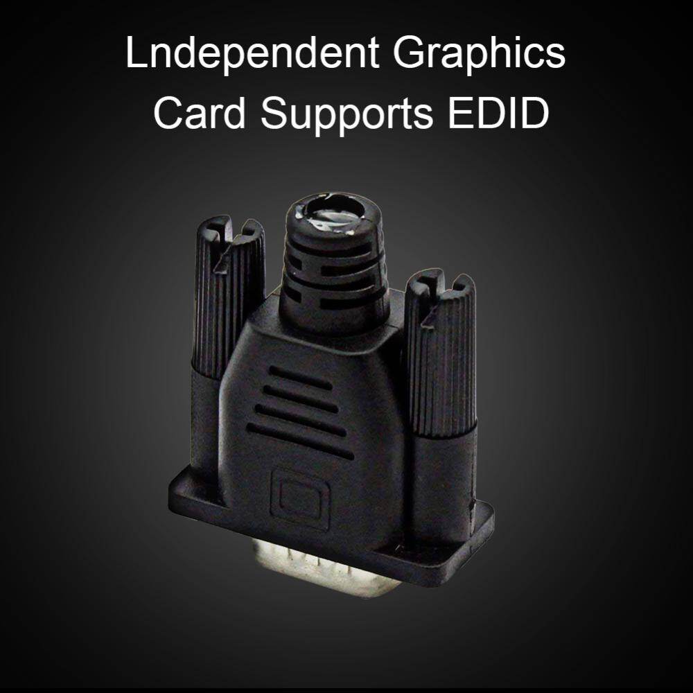Multifunctional VGA EDID Dummy Plug 1080P Virtual Screen Display Emulator for Headless Computer