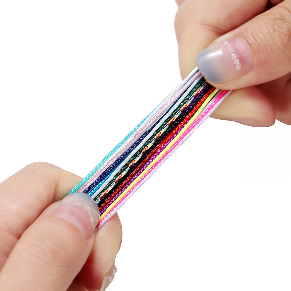 40 Dây Thừng Bện Thủ Công Bằng Nylon 0.8 Mm Mét/lô Vòng Cổ Dây Đính Cườm Phụ Kiện Tự Làm Đồ Trang Sức