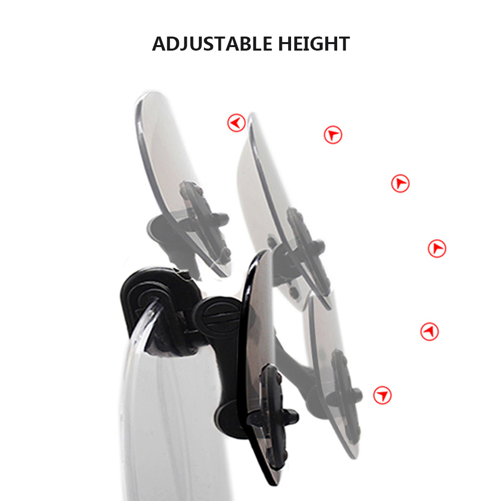 Motorcycle Universal Windshield Clamp-On Variable Windscreen Spoiler Extension