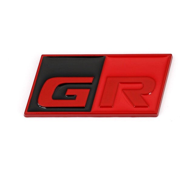 Car Sticker GR Sport GRMN Logo Decal Front Hood Grille for Toyota HV ...