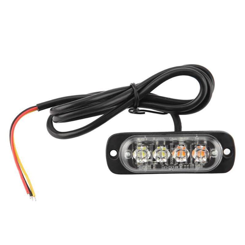 Đèn Nhấp Nháy Xe Tải Ô Tô Siêu Mỏng, Với Đèn Bên Nhấp Nháy Cảnh Báo 4LED