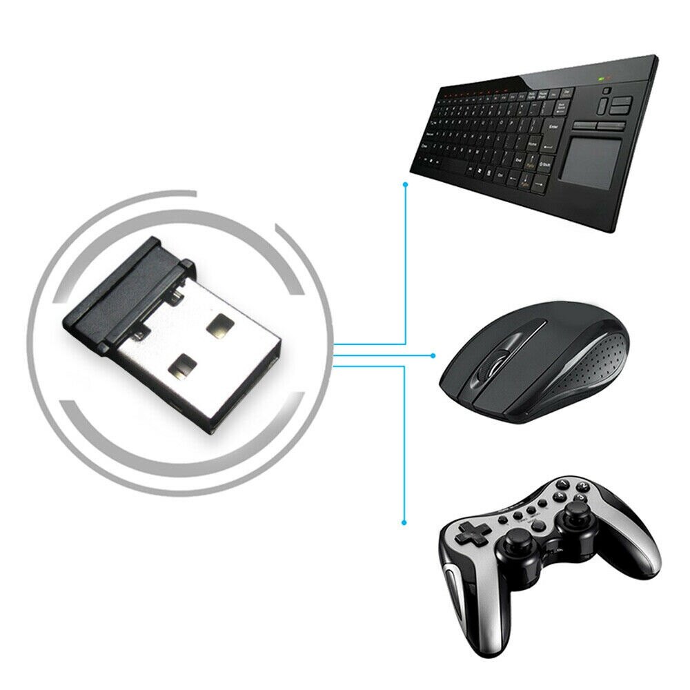 Đầu Thu Không Dây Sanhe 2.4G, Bộ Chuyển Đổi USB Bluetooth Cho Bàn Phím Chuột Dụng Cụ Máy Tính Cung Cấp Chuột Tai Nghe