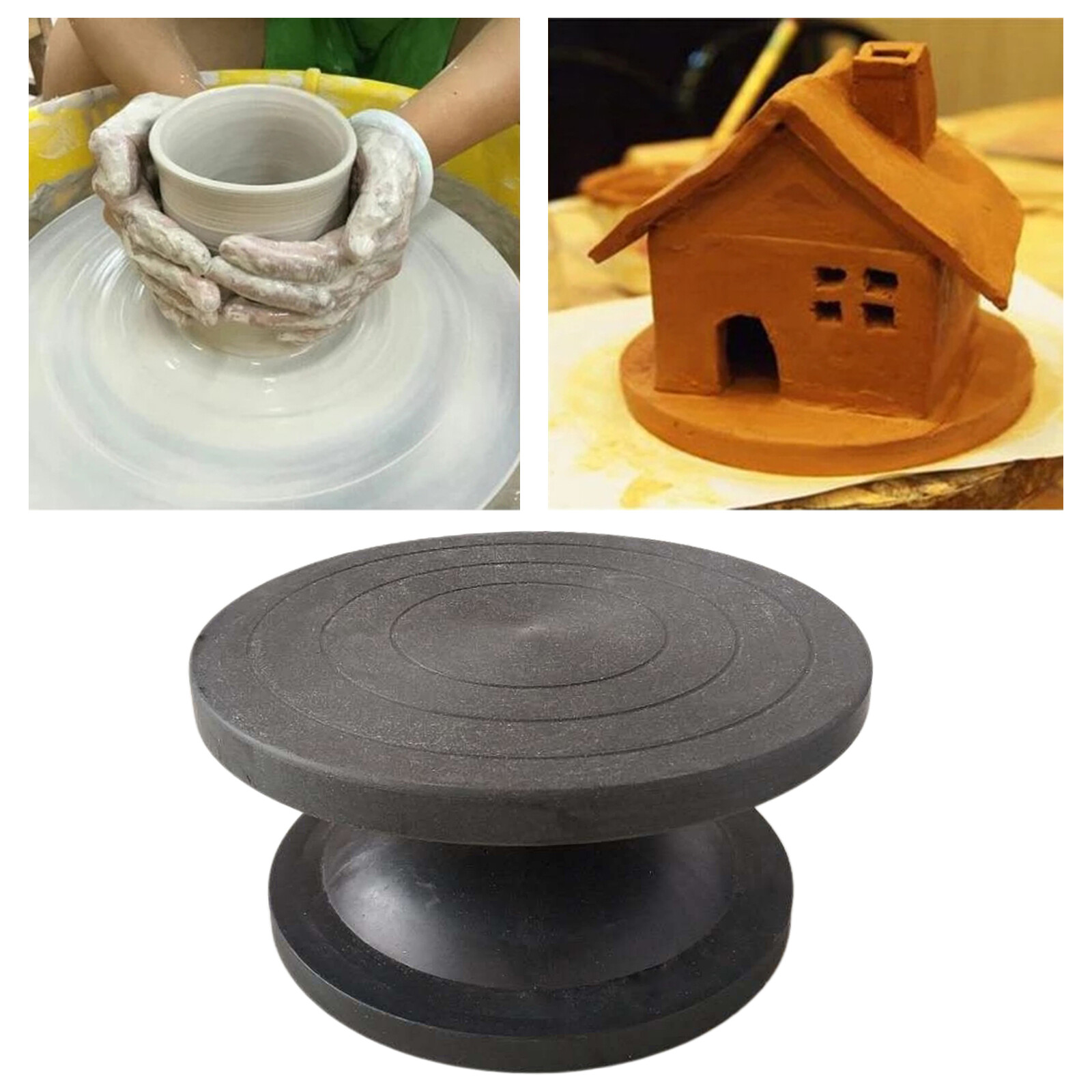 Blesiya Ceramic Pottery Wheel Manual Sculpting Turntable Ceramic Tool Spinner