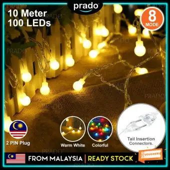 Prado Malaysia 100 Led Globe Ball Shape 10 Meter 8 Mode Backdrop