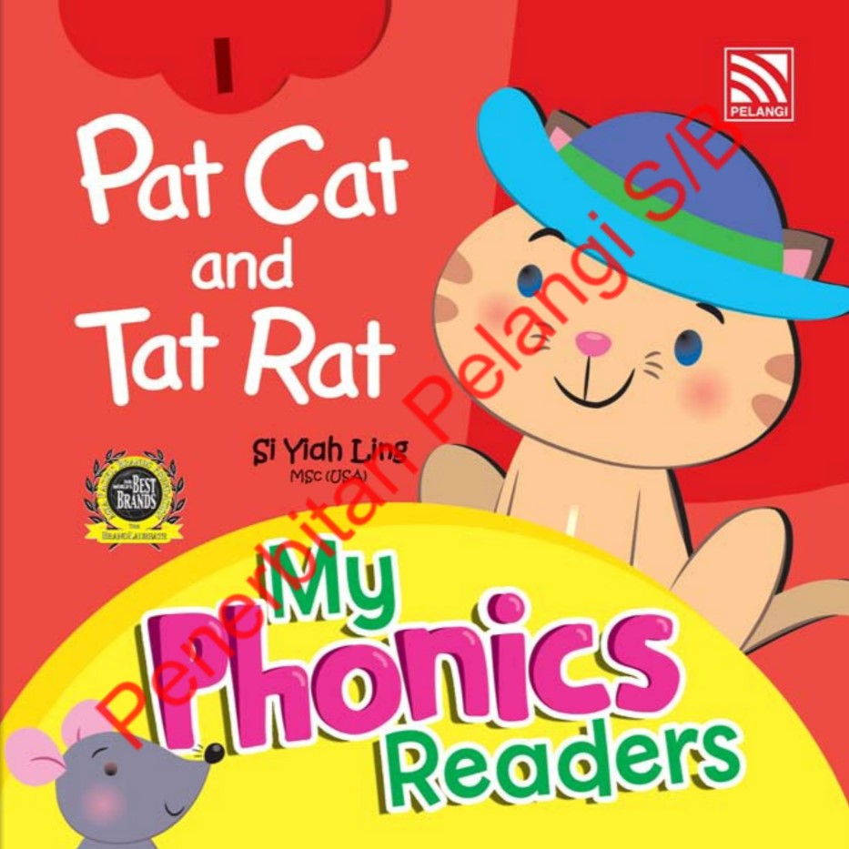 MY PHONICS READER PAT CAT AND TAT RAT SGRE3001 PELANGI BOOK ...
