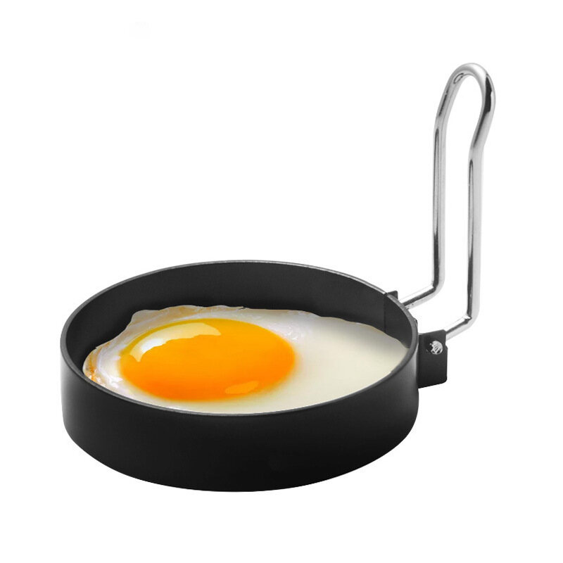 Nonstick Fried Egg Mold with Handle Round Pancake Molds Eggs Frying Mould