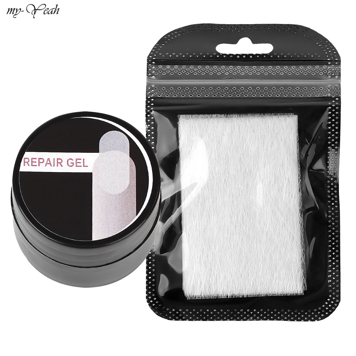 myyeah 20ml Nail Repair Gel Extension Fiberglass Broken Nails Builder Varnish Soak Off Acrylic UV Gel Manicure Kit