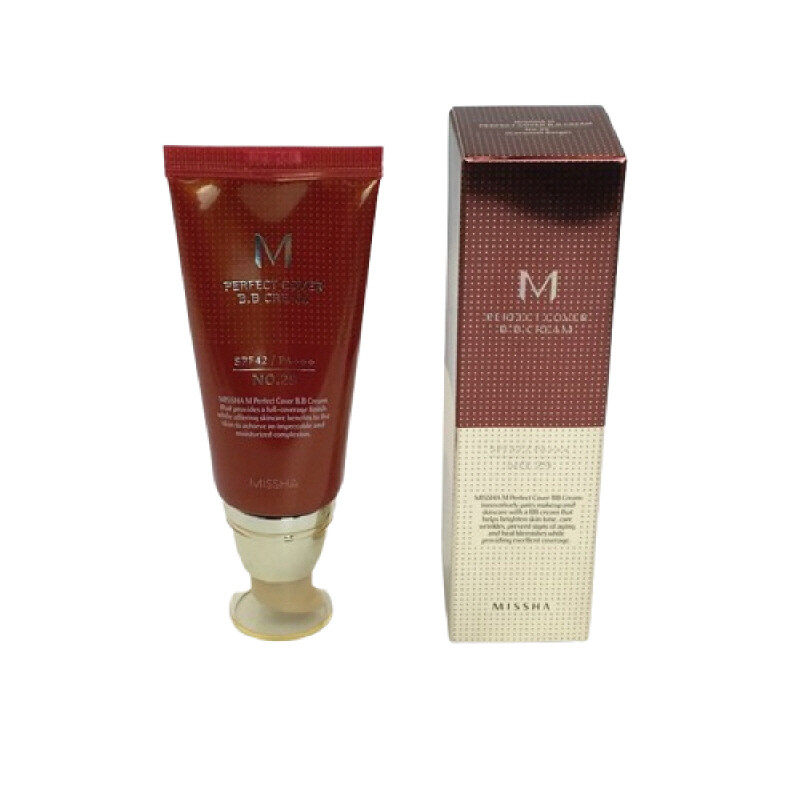 [Missha] M hoàn hảo bao gồm kem trang điểm BB SPF 42 PA +++ 50ml/20ml