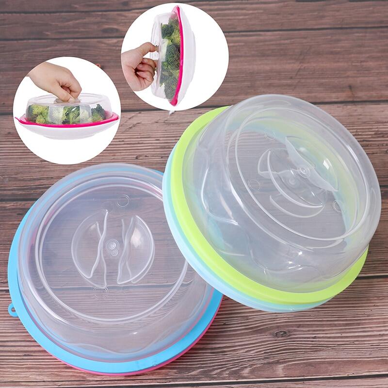 New Fridge Fresh-Keeping Cover For Microwave Heating Oil Plastic Lid Plate Cover Hot Dish Cover