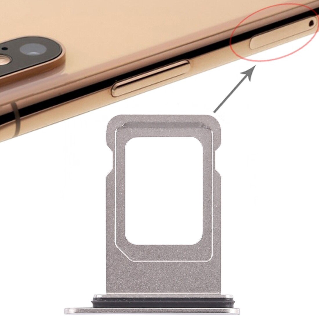 【New in stock】 Double SIM Card Tray for iPhone XS Max