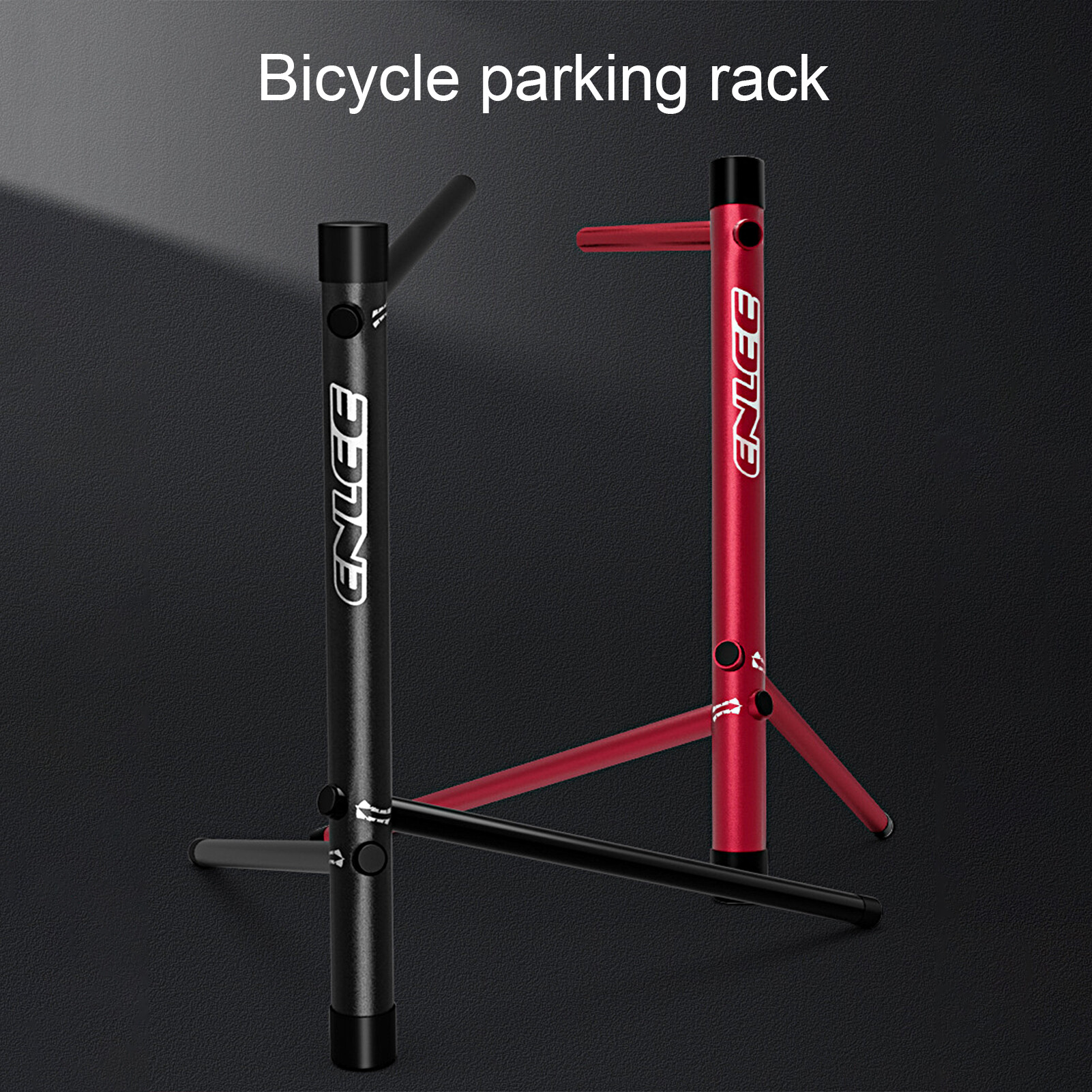 ENLEE Easy Installation Disassembly Frosted Surface Stable Non-slip Bottom Bike Stand Aluminum Alloy Bike Work Repair Display Rack Bike Supplies Bike Stand Easy