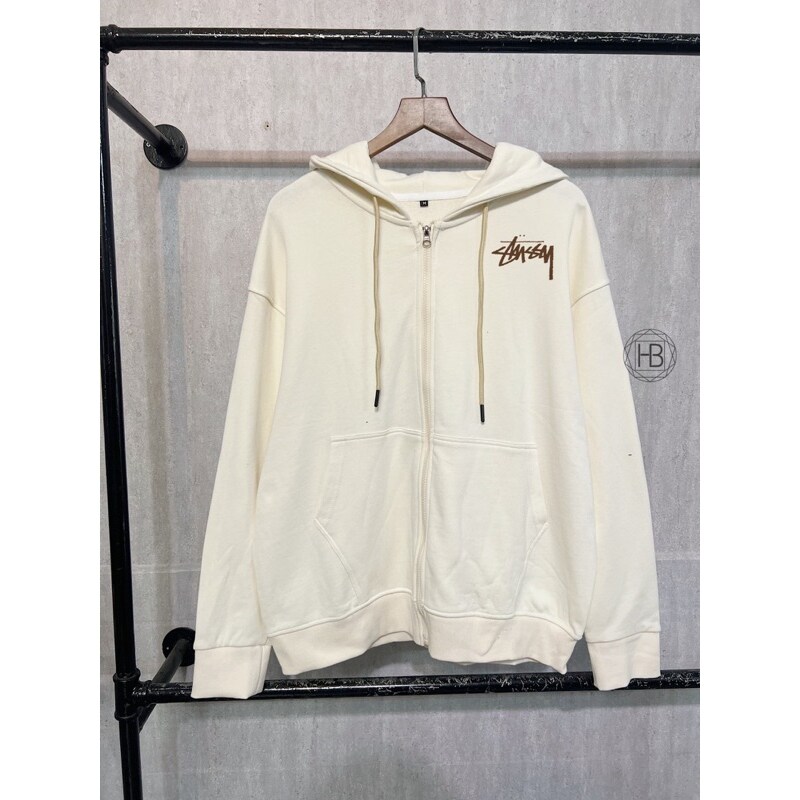 Áo Hoodie Zip Stussy Basic