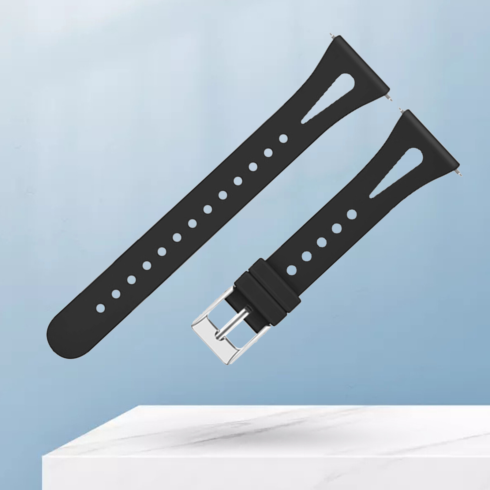 Watch Band Slim Waterproof 14mm Smart Watch Wrist Strap Replacement for Fitbit Versa2/Versa Lite/Versa