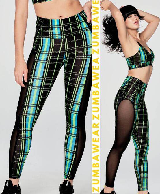 New Arrived  Zumba Love Snakeskin High Waisted Ankle Leggings Viva La Red Z1B00 0401