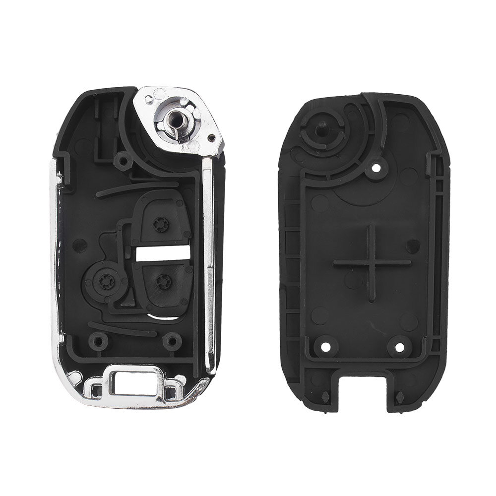 Modified 2 Button Car Remote Key Shell Case For Mitsubishi Outlander Lancer Evolution Grandis Folding Flip Blank Key Case