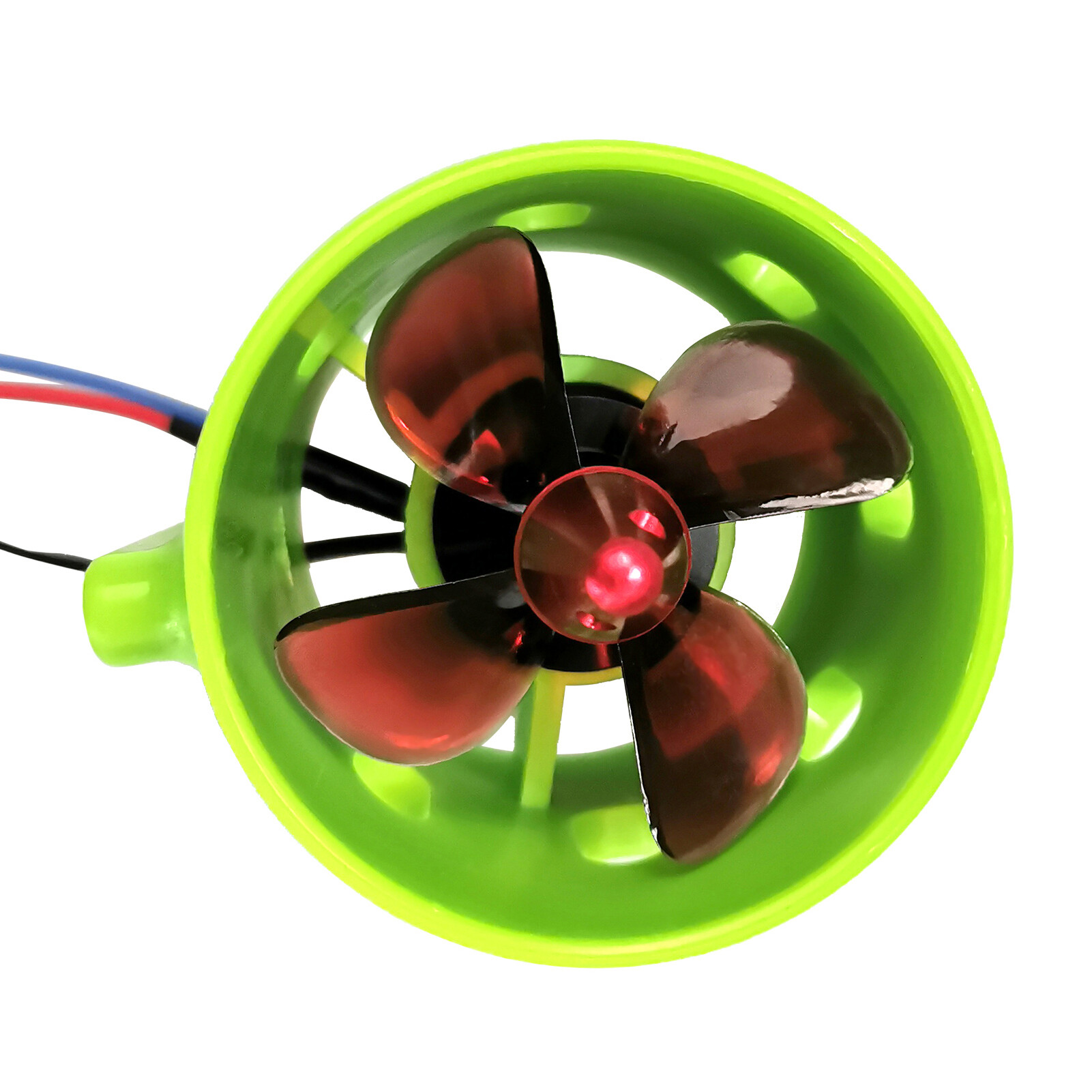 LIXADA 1000KV Underwater Brushless Motor Clockwise with with 4-Blade Propellers 12-24V Waterproof Electric Motor Drive Engine for RC Bait Boat Nest Ship