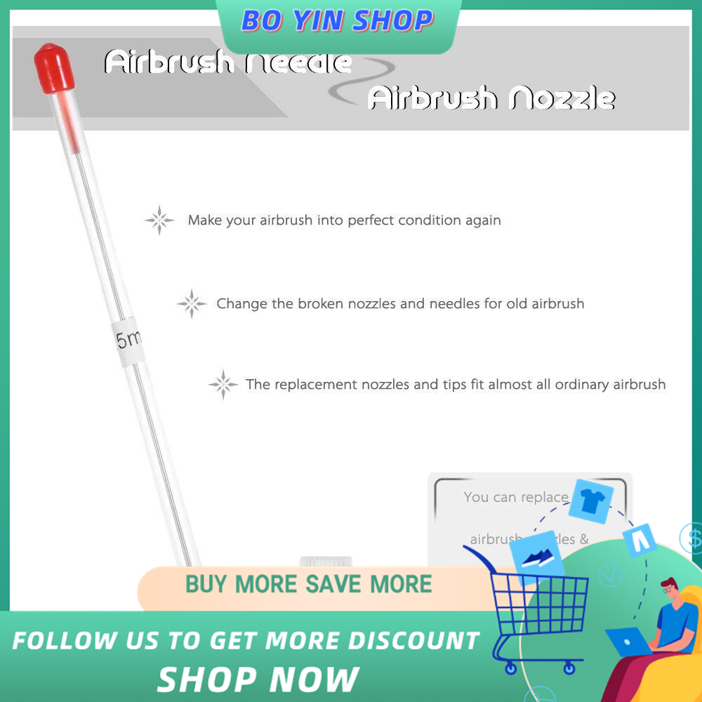 0.2mm Airbrush Nozzle And Needle Replacement for Airbrushes Spray tool Model Spraying Paint Maintenance Tool Accessories