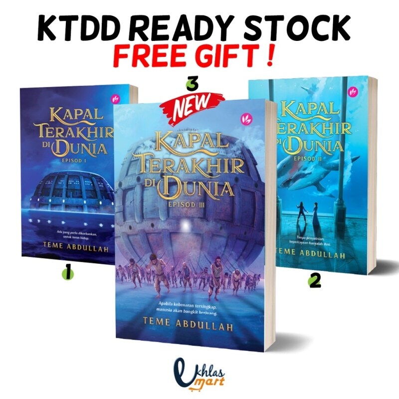 【SPOT HOT SALE】 New 2021 Koleksi Kapal Terakhir Di Dunia Episod I II III - Teme Abdullah Novel KTDD Episode 1 2 3 Purnama Empayar Jalanan Malaysia