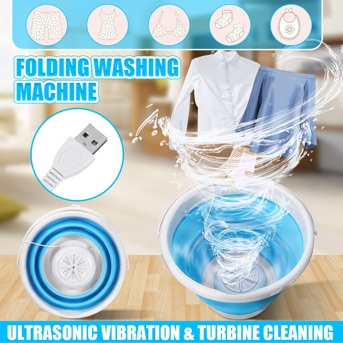 ultrasonic turbo washing machine
