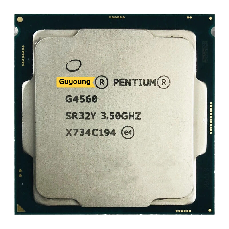 Pentium G4560 GHz Used Dual-Core Quad-Thread 54W CPU Processor