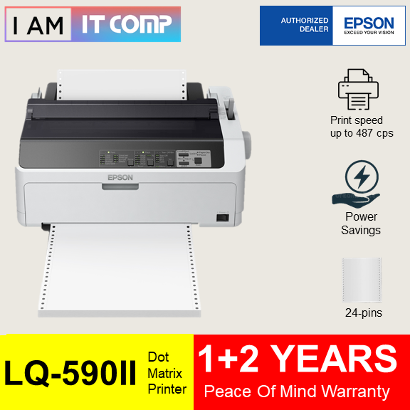 Epson LQ590II Impact Dot Matrix Printer for Office Use Lazada