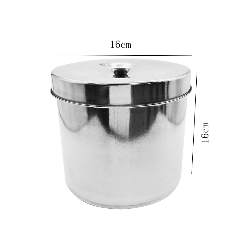 Stainless Steel Jar Stainless Steel for Cotton Wool Tank Container Box Container Easy To Clean Stainless Steel Tank Instruments Container