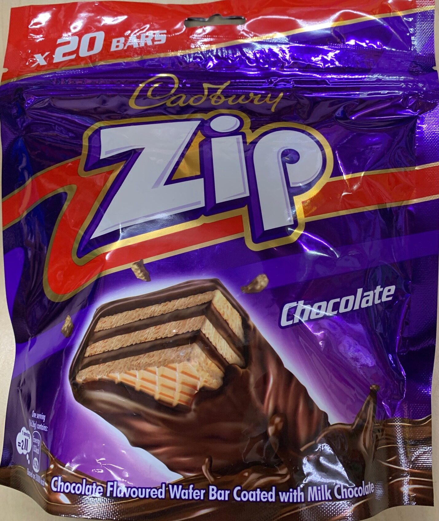 Zip cadbury The all