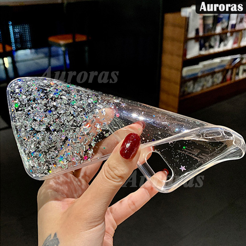 เคสโทรศัพท์ Oppo A96 4g A76แหวนเงางามเคสกลิตเตอร์โปร่งใสเคสโดราเอมอน 