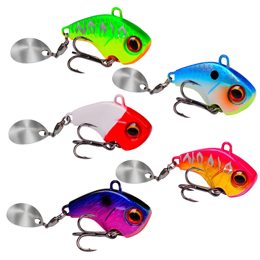 PROBEROS 1PC Mini Vib Lure Vibration Lure 6G 10G 15G 21G 28G โลหะ ...