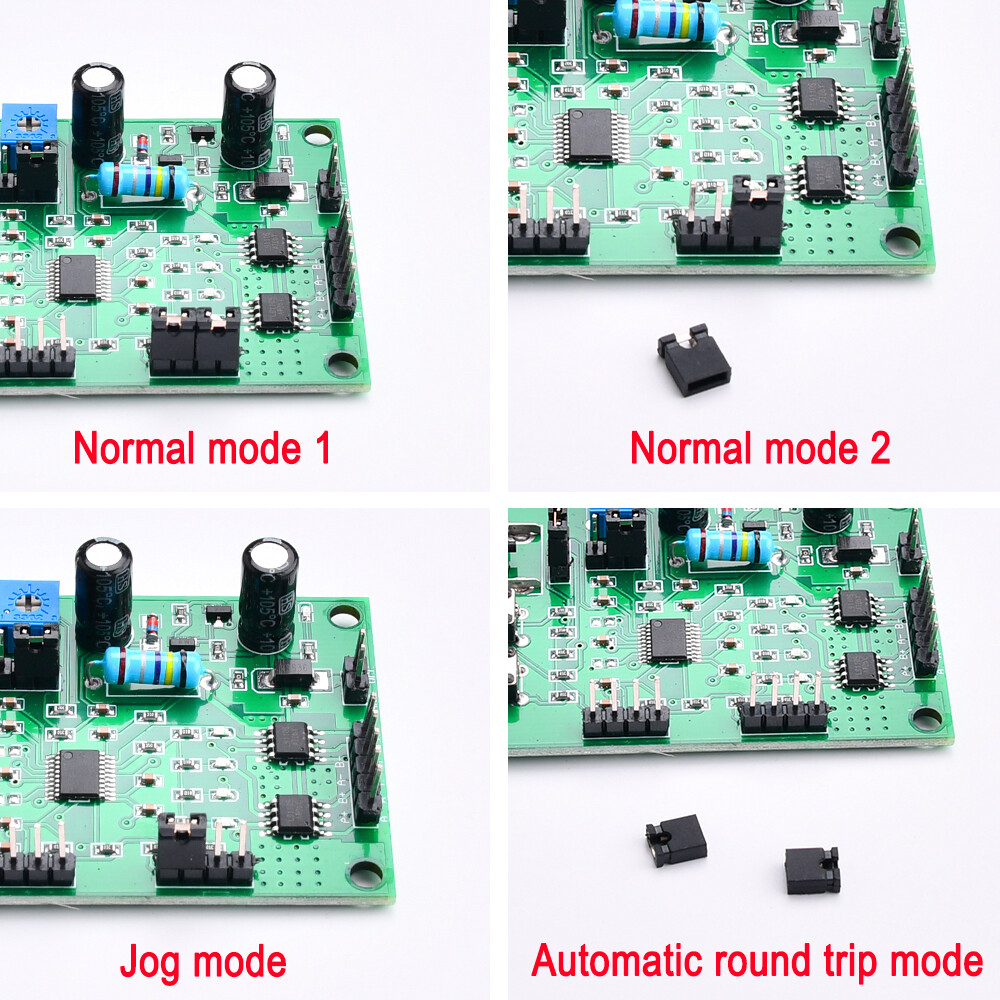Aideepen DC 5V-12V Stepper Motor Driver Mini 2-phase 4-wire 4-phase 5-wire Multifunction Step Motor Speed Controller Module Board