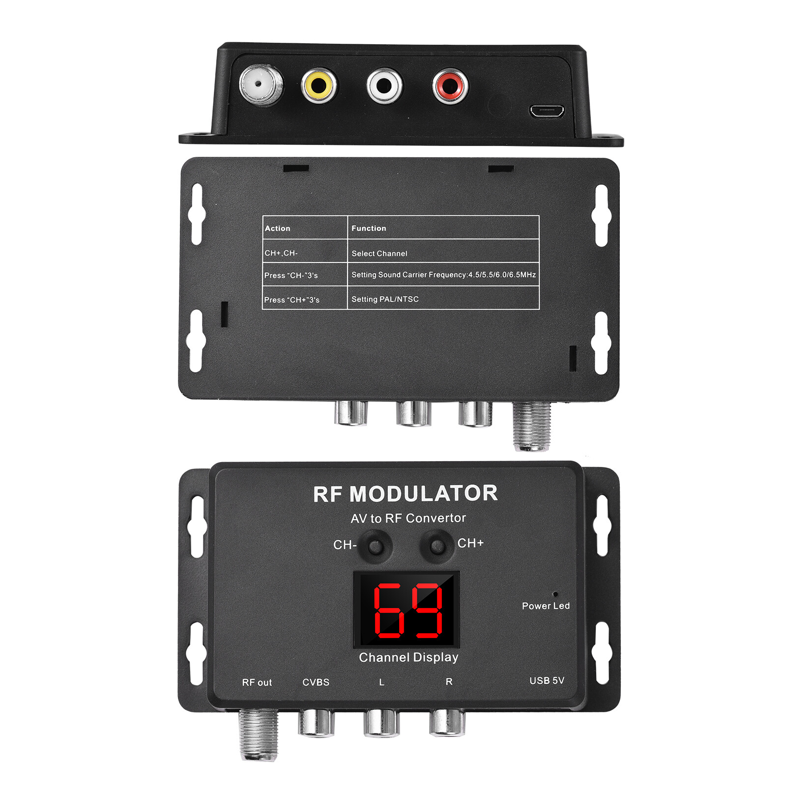 Cảm Biến Thông Minh Bộ Điều Biến RF M60 Bộ Chuyển Đổi AV Sang RF