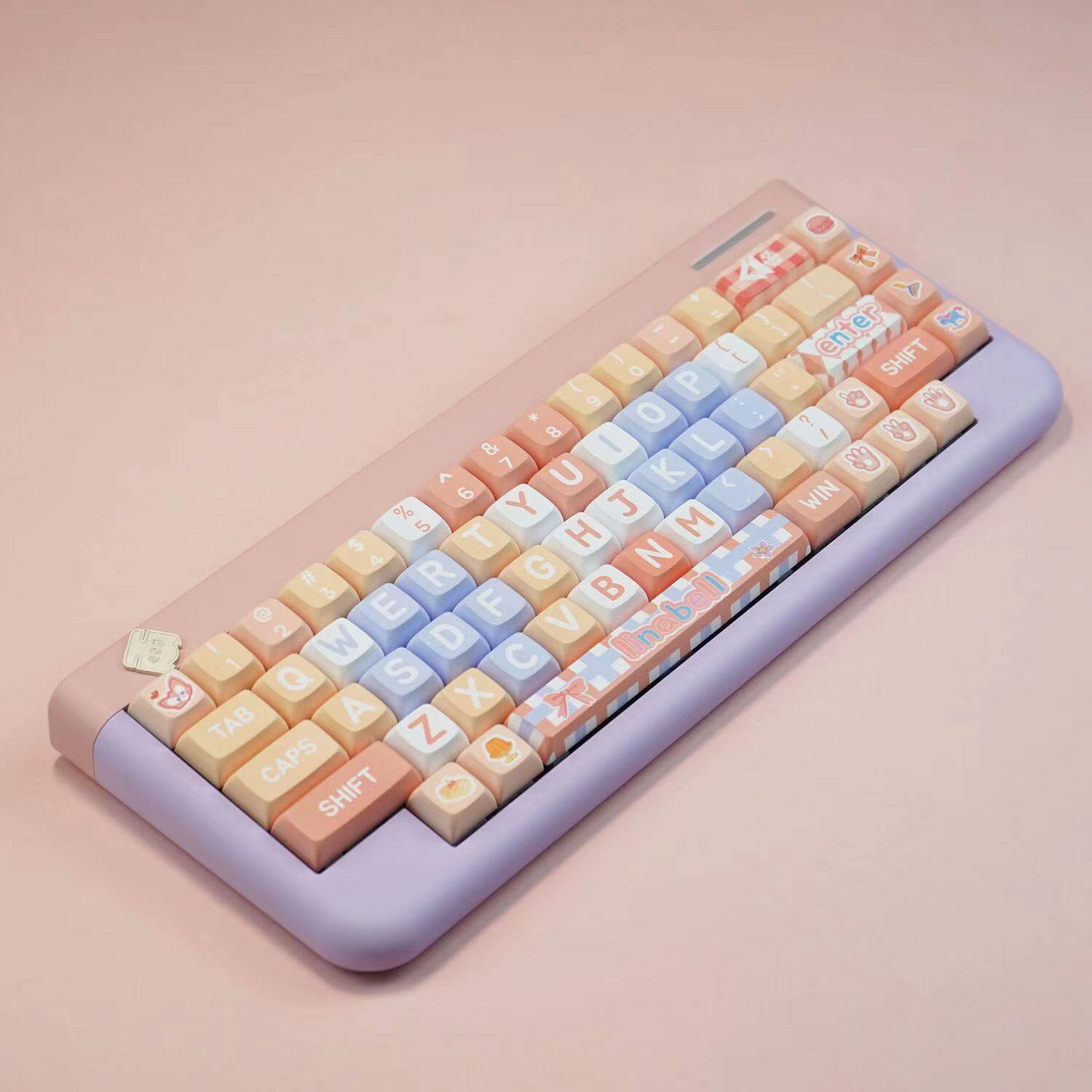 Linabell Theme Keycap 127 phím xda Profile PBT thăng hoa cho công tắc Cherry MX Bàn Phím Cơ RK61/Anne Pro 2/gk61