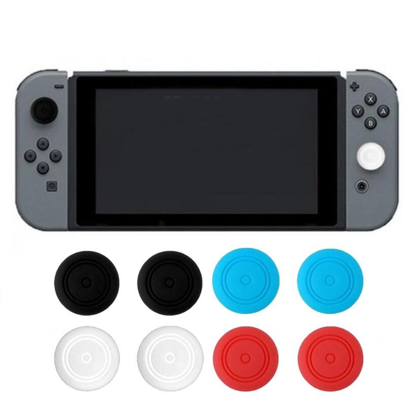 Narsta 6Pcs Joystick Case For Nintendo Switch OLED Lite Joycon Cap Game Console Joy Cons Protector Controller Grip Thumbstick Cover