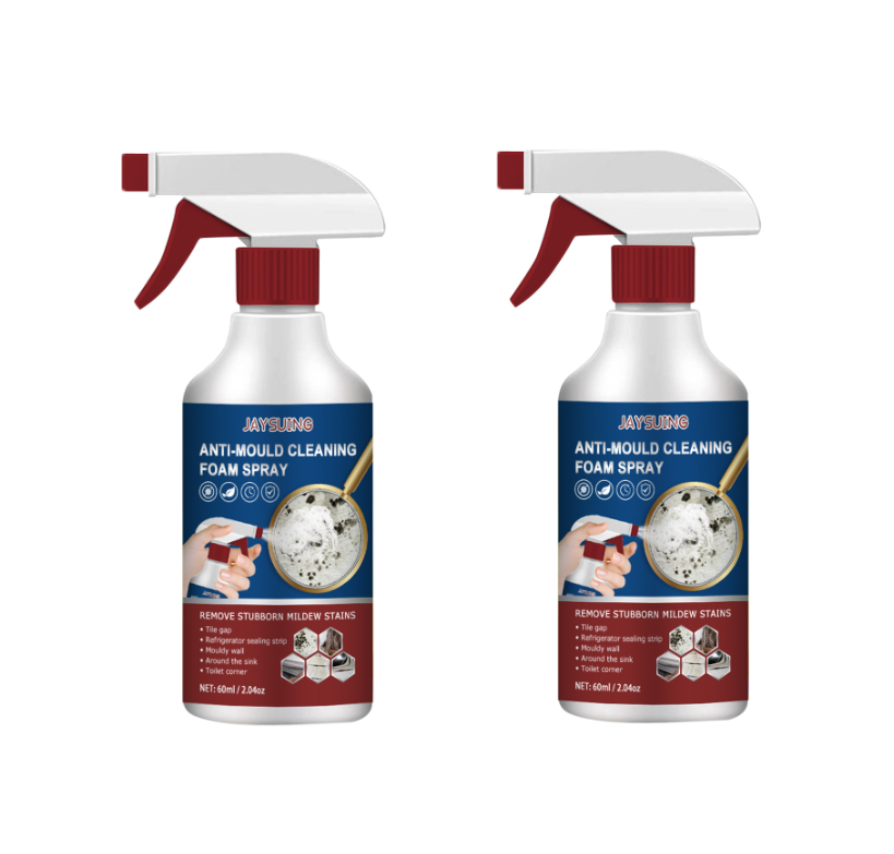 Jaysuing Household Mold Remover Spray Mildew Cleaning Agent Furniture Tile Removal Floor Wall Cleaner Home Multifunctional Mold Remover 60ml Wall Mold Remover Spray Mildew Spot Removal CleanerWall Treatment Root Out Mould Walls Mold Remover Mildew Spray