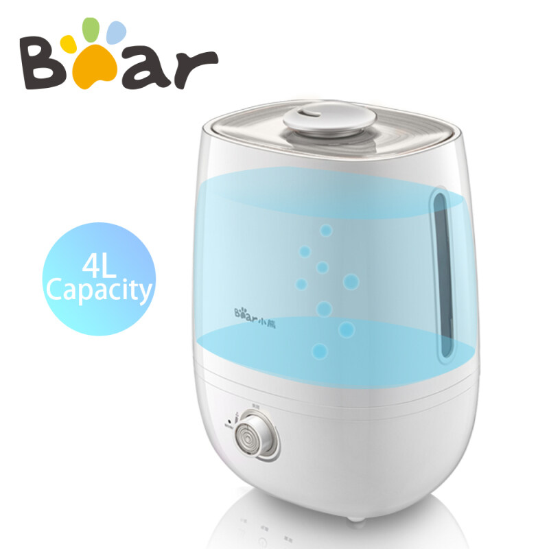 Bear Home Mini Air Humidifier 4L Bedroom Office White JSQ-A40G3 Singapore