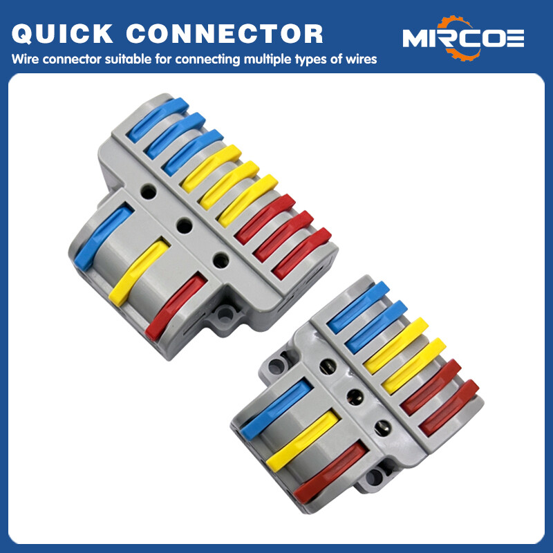Phát hành nhanh chóng đầu nối dây điện Dây cáp Splitter phổ dây mini khối thiết bị đầu cuối Đường dây nối điện 2 trong 4 ra 2 trong 6 ra 3 trong 6 ra 3 trong 9 ra dây