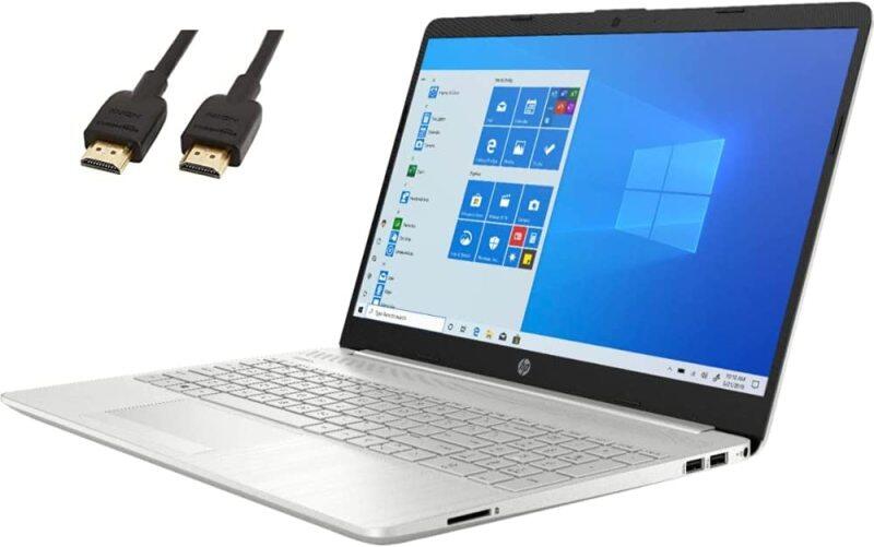 2021 HP Laptop 15.6 HD Touch Screen, 11th Gen Intel Core i5-1135G7(Beat i7-1065G7), 32GB RAM, 1TB SSD, 1TB HDD, Backlit Keyboard, HDMI, Wi-Fi, Webcam, Windows 10 | VAATE HDMI Cable Malaysia