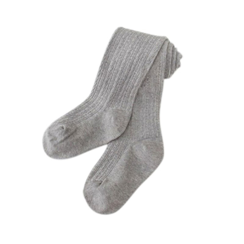 Duiqiang®Quần Bó Cotton Ấm Màu Trơn Cho Bé Gái Trẻ Tập Đi, Tất Quần Tất Quần Tất