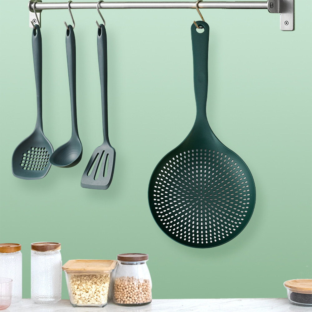 Yespery lớn colander nhà bếp lớn mì muỗng thìa cầm tay dài nhiệt độ cao không dính Pan colander strainers Lọc dụng cụ nhà bếp