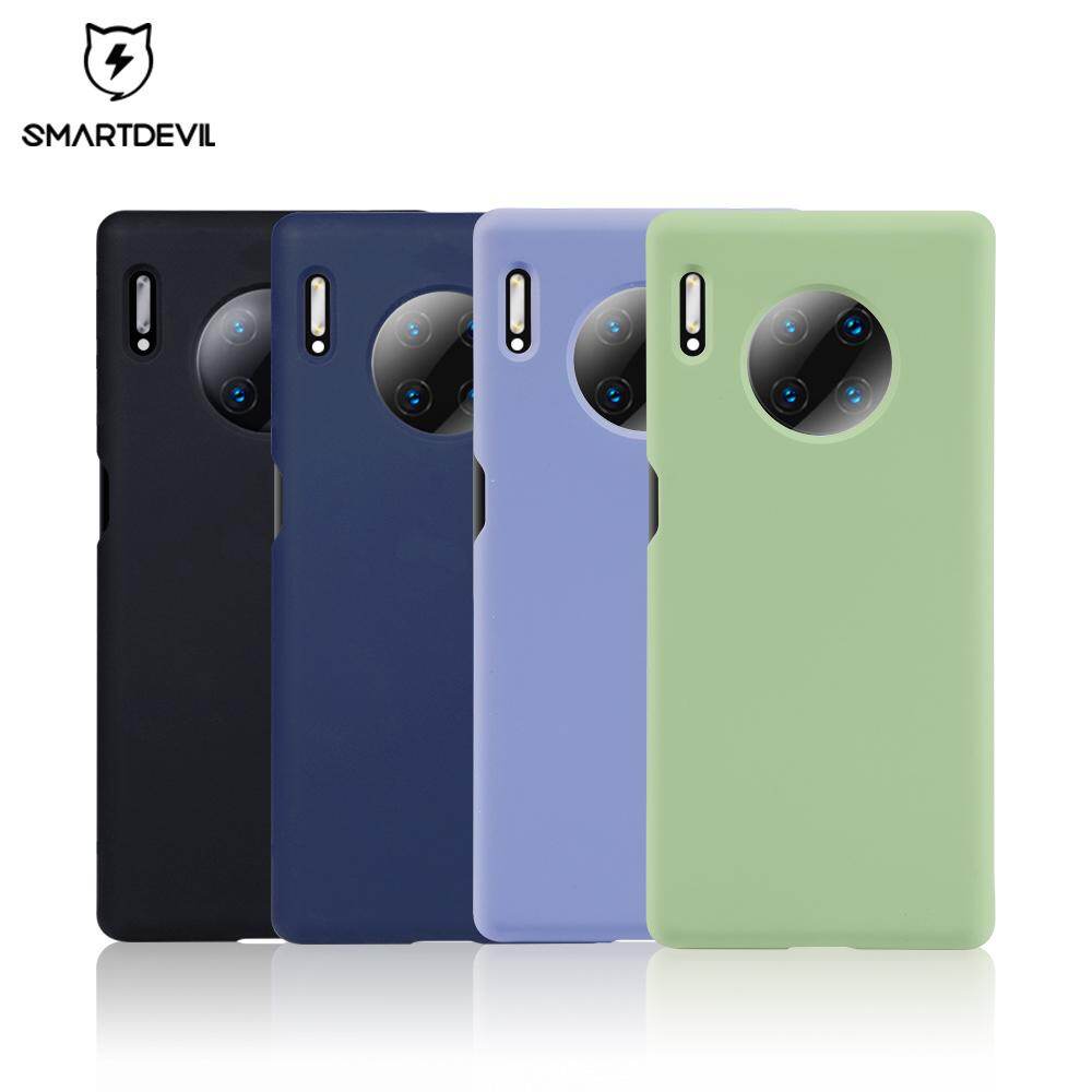 SmartDevil Liquid Silicone Silky LSR Phone Case, Flex Pure Cases Soft Smooth Cell Phone Back Cover For Huawei Mate 30/30 Pro