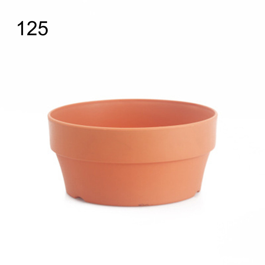 Round Plant Pot/Tray With Drainage Holes Imitation Ceramic Pot/Plate Gardening Supplies For Flowers Plants Cactus Bonsai