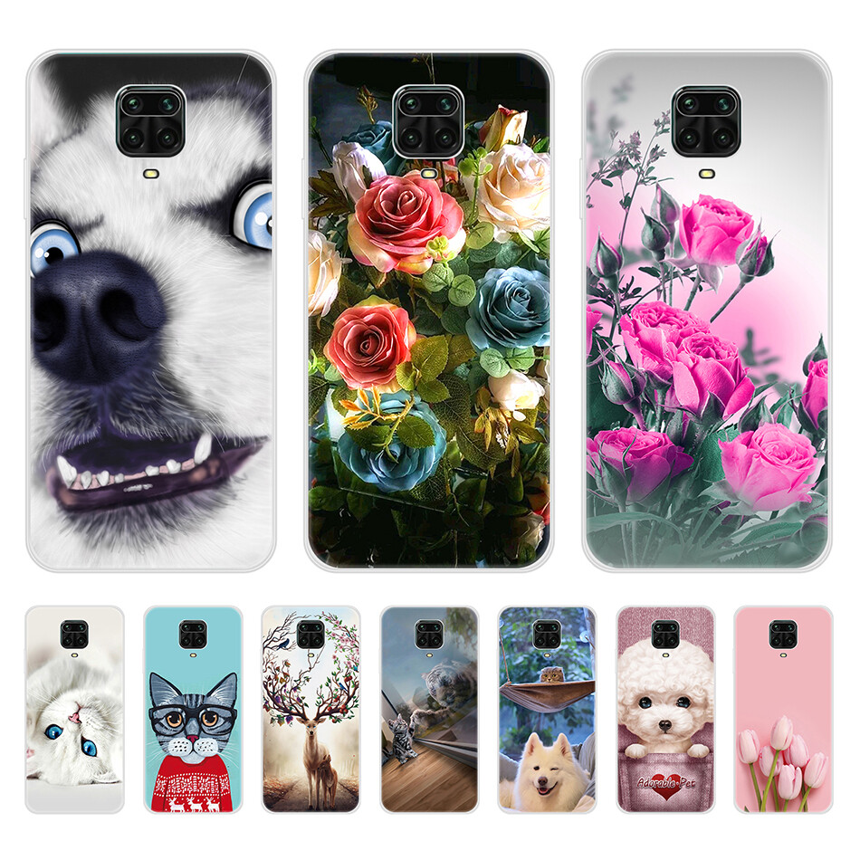 Cute Printed Case for Xiaomi Redmi Note 9s and Note 9 Pro Max and Note 9 Pro Soft Silicone TPU Phone Case Back Cover