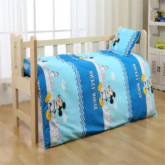 3pcs Set Baby Kids Bed Sheet Quilt Cover Pillowcase Set