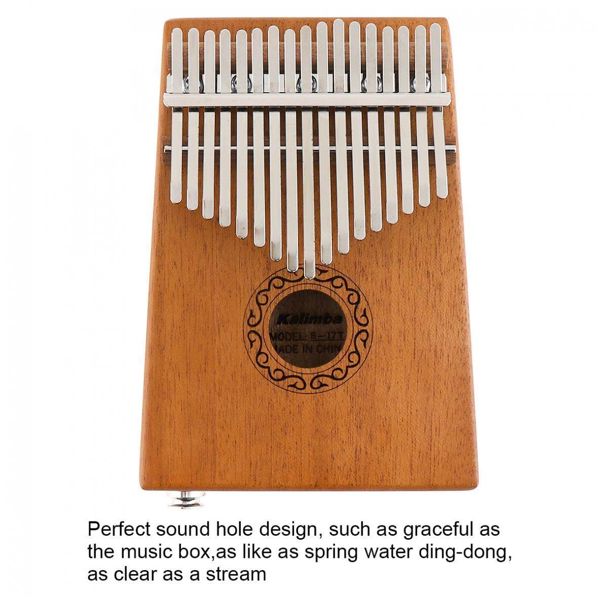 SLADE 17 Key Kalimba Single Board Mahogany Thumb Piano